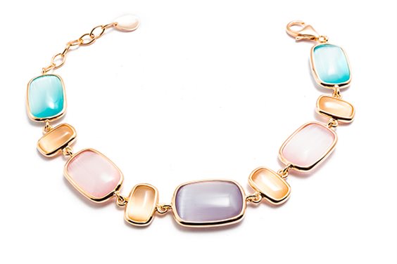 Bracciale Madì Donna laguna in Argento Quarzo idrotermale 38704 - 38704